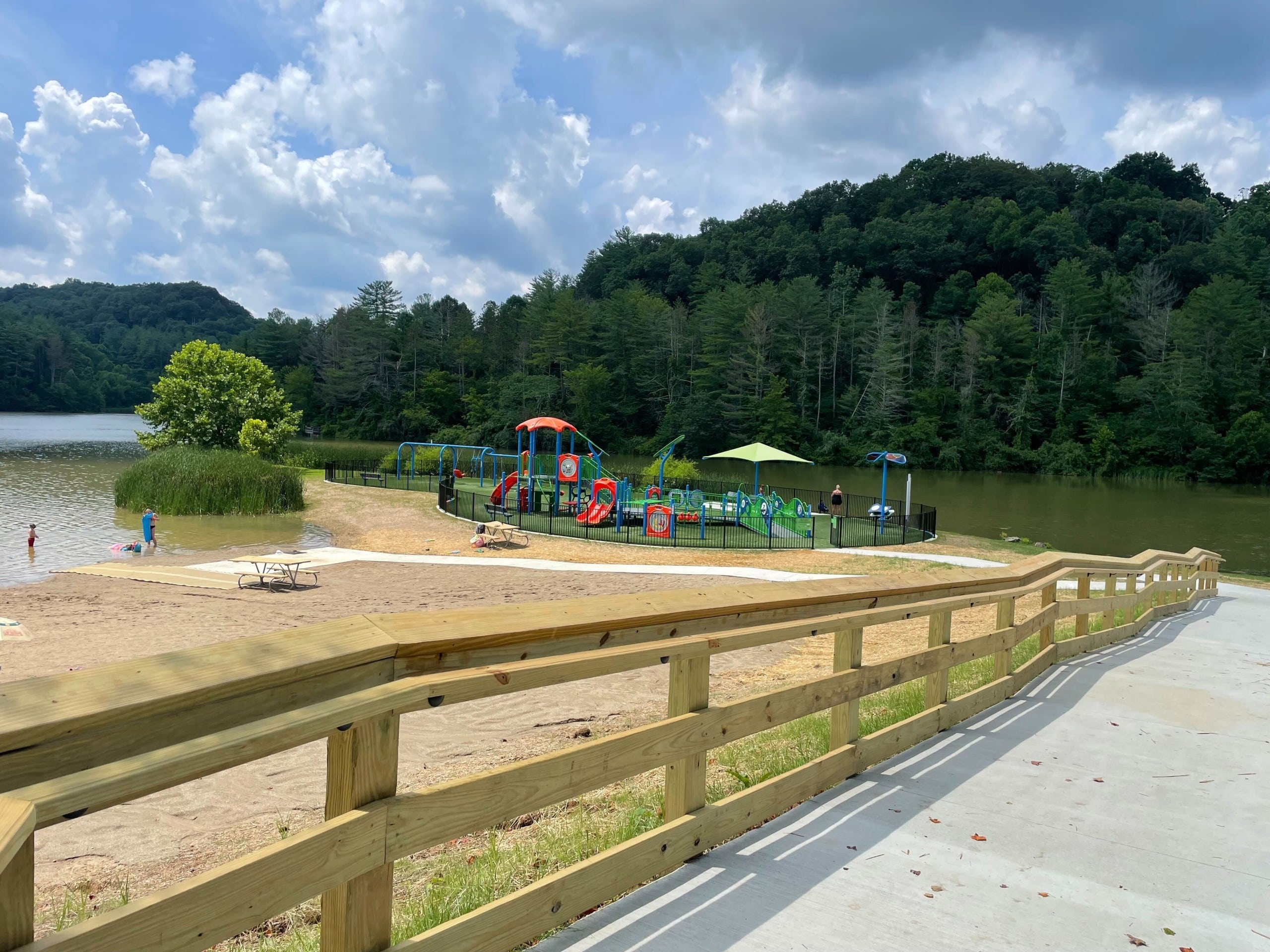 Strouds Run State Park accessible beach access
