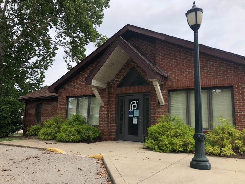 The Athens Planned Parenthood clinic, located in a brick building.