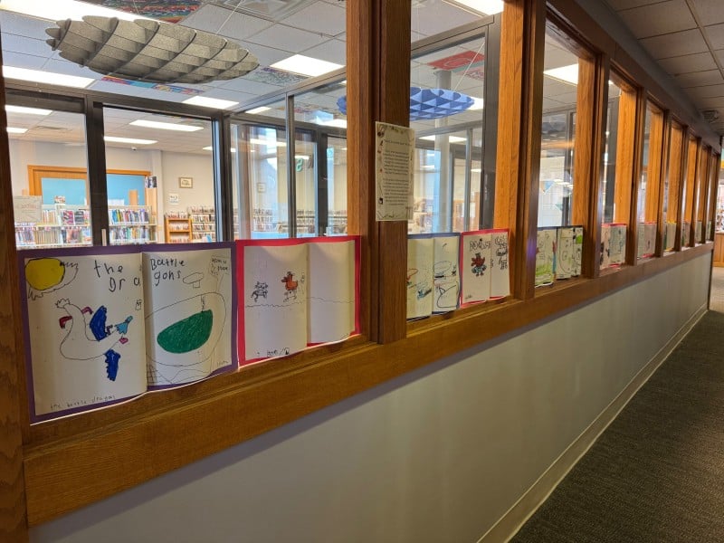 Art in the library