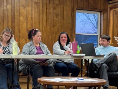 Members of the Village Chauncey council